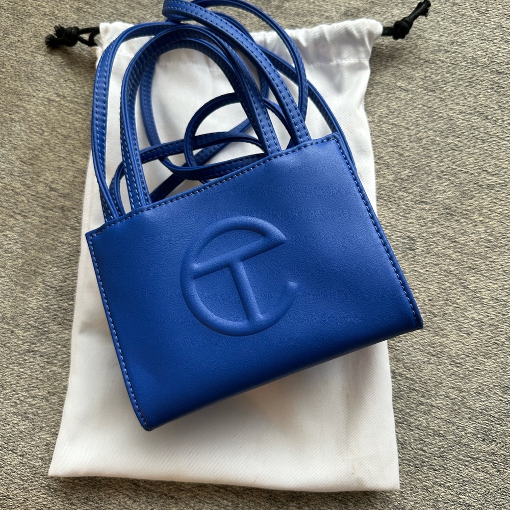 PREOWNED Telfar Blue Crossbody Bag - Picture 2 of 2